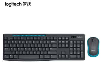 罗技（Logitech）MK270 键鼠套装 无线键鼠套装 办公键鼠套装 全尺寸 黑色 带无线2.4G接收器