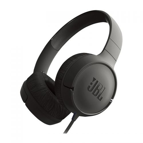 JBL TUNE 500 头戴式有线耳机耳麦 运动耳机+游戏耳机 3.5毫米 暗夜黑